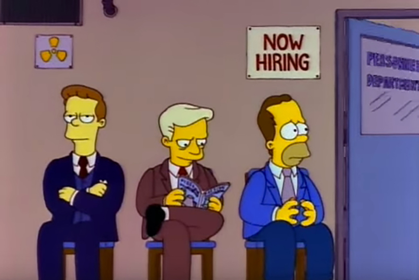 Homer job interview