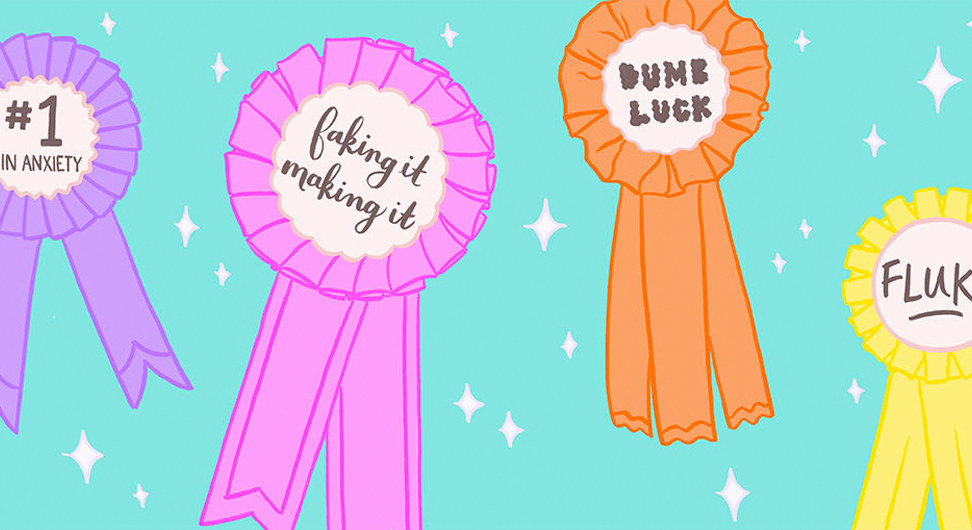 Imposter syndrome ribbons