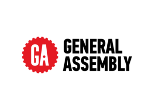 The General Assembly logo with a red gear