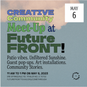 Creative community meet-up at Future Front in Austin, Texas.