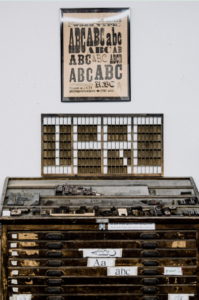 Image of a letterpress.