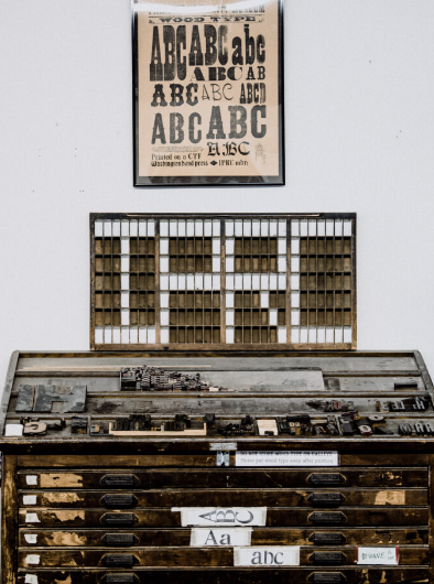 Image of a letterpress.