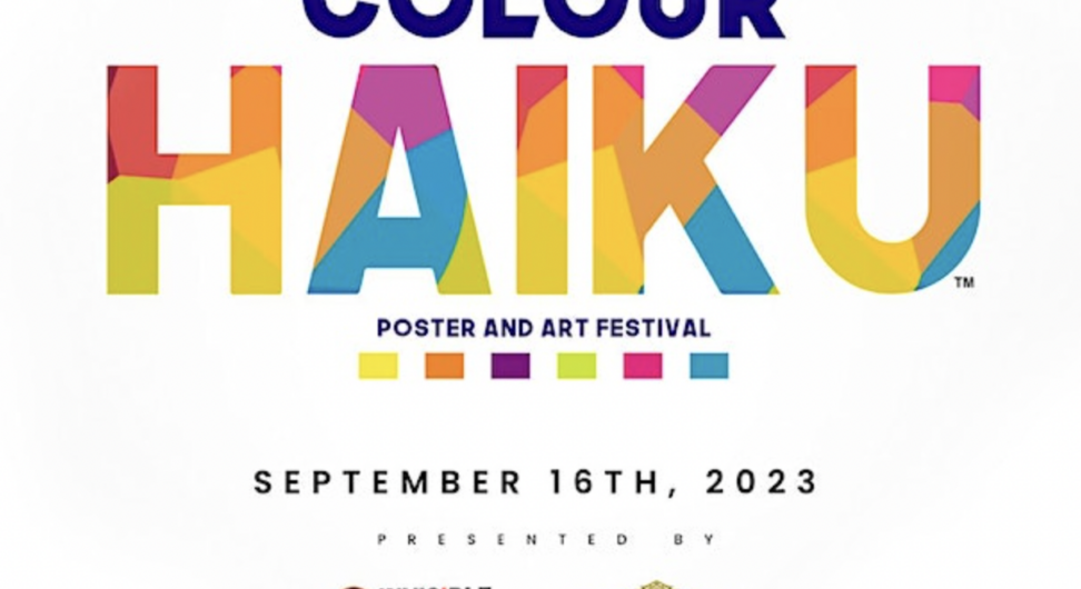 COLOUR HAIKU poster and art festival is taking place at the beautiful Fox Theater in Pomona CA.